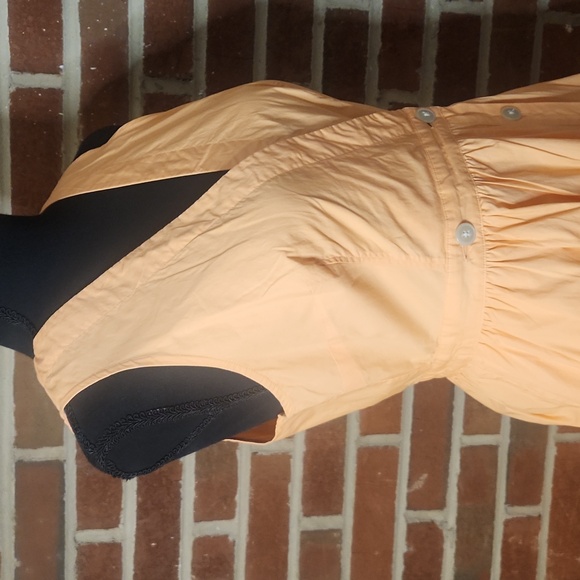 J. Crew peach colored buttondown dress, size 6 - Picture 5 of 11